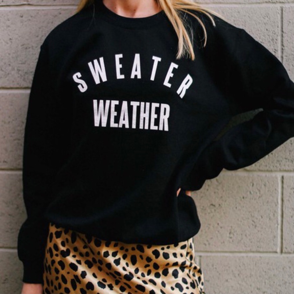 NEW Oversized Sweater Weather Sweatshirt Warm Soft